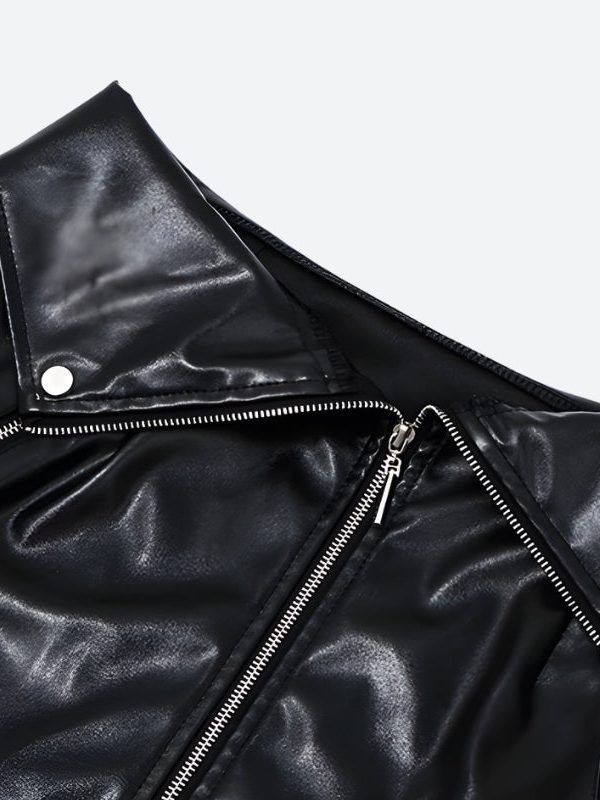 Faux Leather Mini Skirt