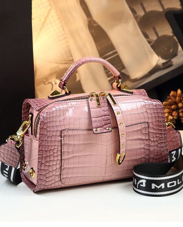 Fine Alligator Pattern Durable CrossBody Women Handbags