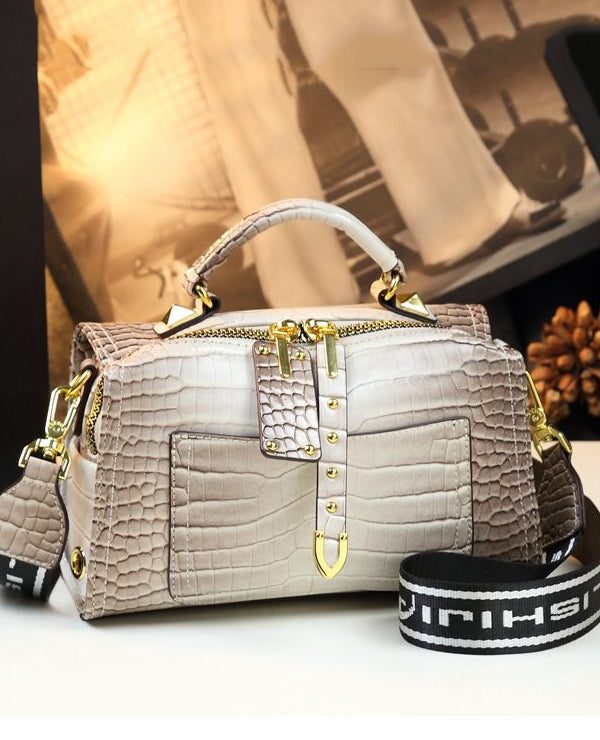 Fine Alligator Pattern Durable CrossBody Women Handbags