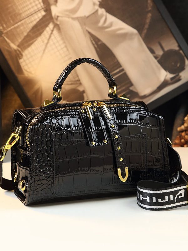 Fine Alligator Pattern Durable CrossBody Women Handbags