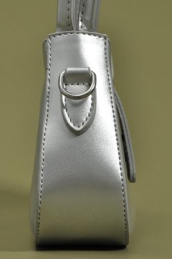 Fine Black Solid Durable Faux Leather Hobo Bag