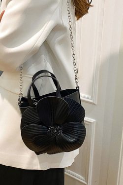 Fine Green Floral Patchwork Faux Leather Tote Handbag