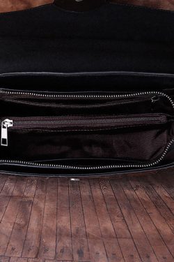 Fine retro gold Embossing Paintings Calf Leather Messenger Bag