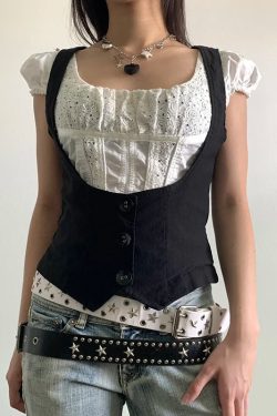 Fitted Button Up Vest