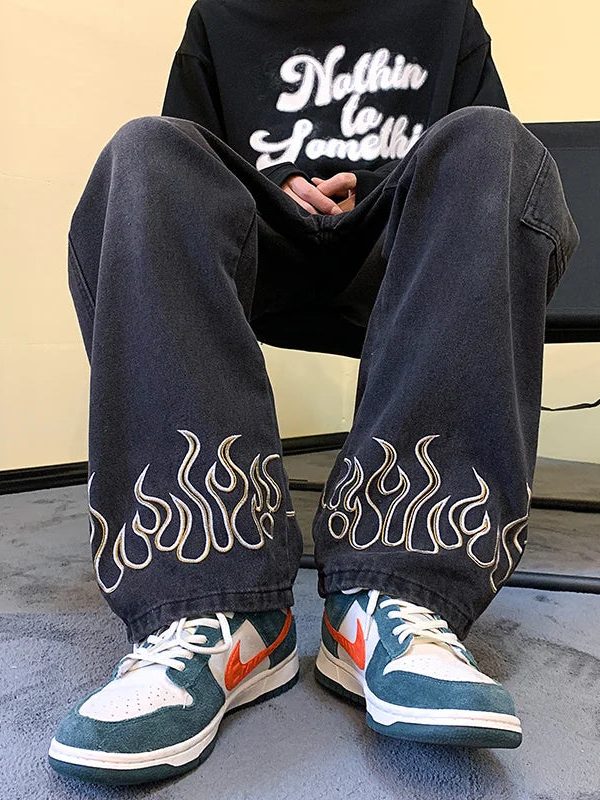 Flame Wide Leg Jeans