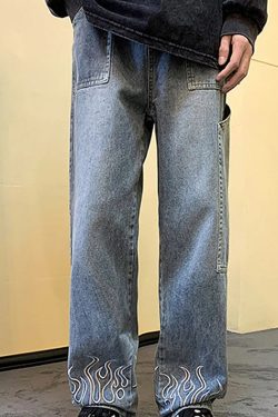 Flame Wide Leg Jeans