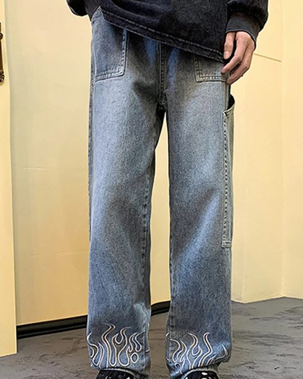 Flame Wide Leg Jeans