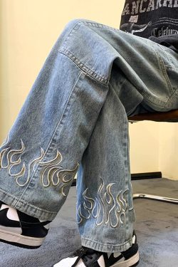 Flame Wide Leg Jeans