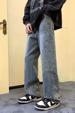 Flame Wide Leg Jeans