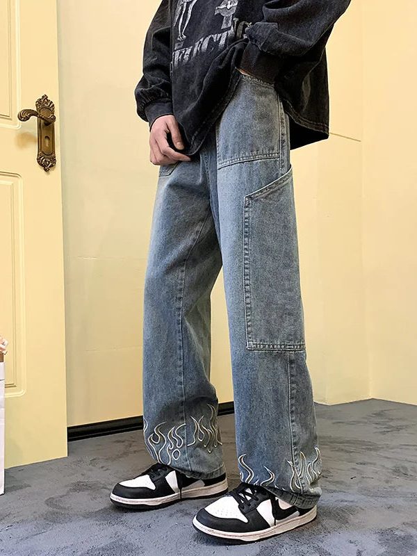 Flame Wide Leg Jeans