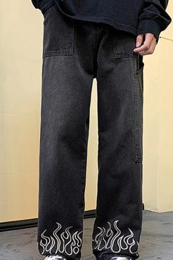 Flame Wide Leg Jeans