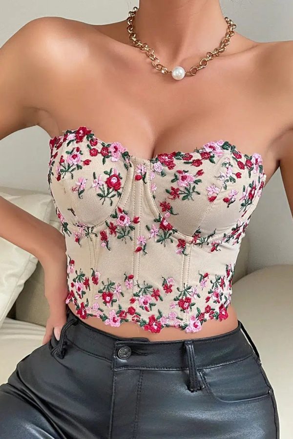 Floral Corset Top