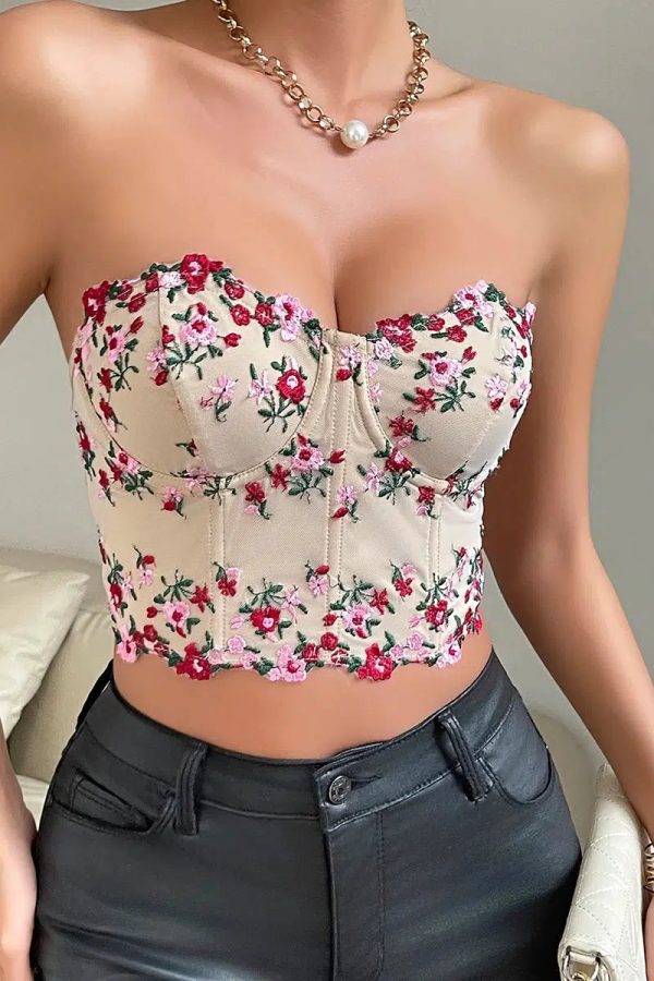 Floral Corset Top