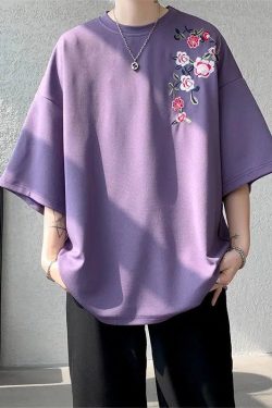 Floral Embroidered Tee