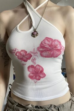 Floral Halter Neck Top