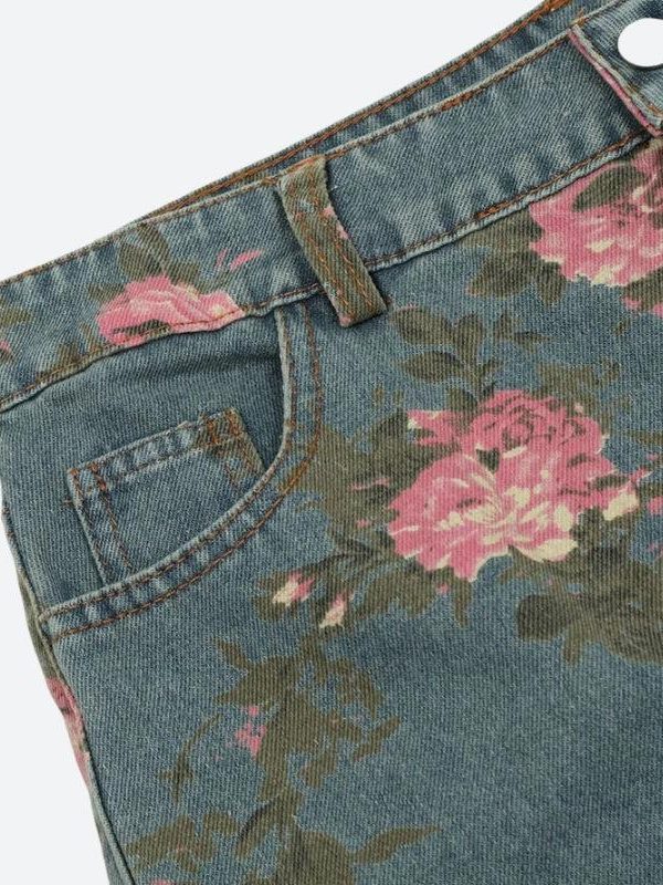 Floral Jeans
