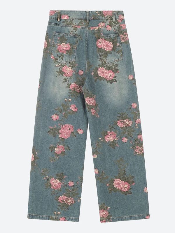 Floral Jeans