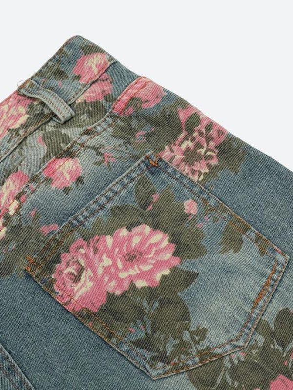 Floral Jeans