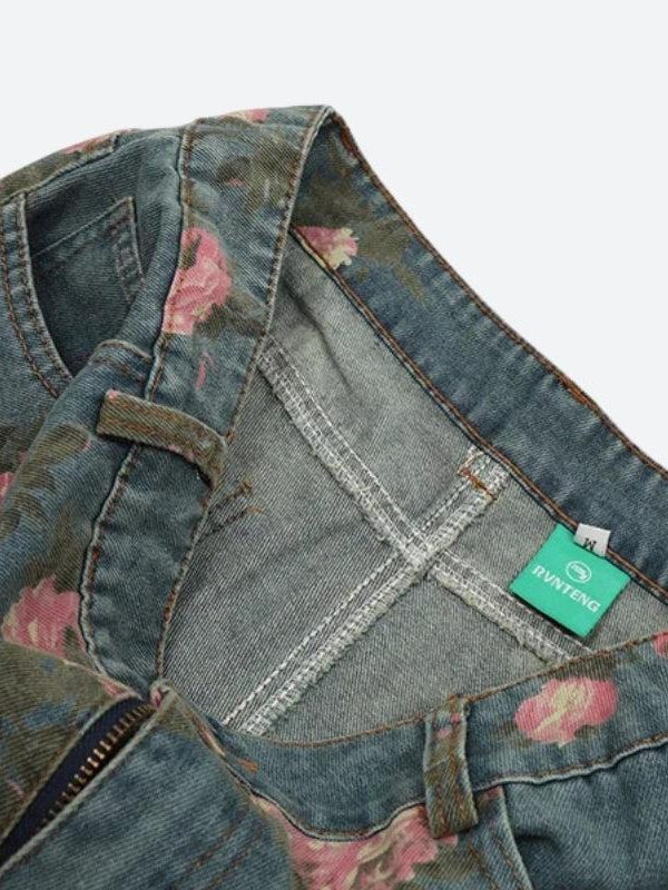 Floral Jeans