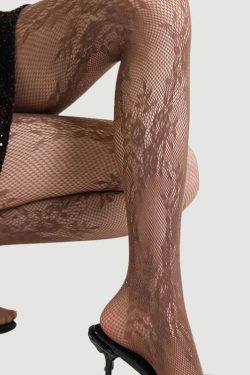 Floral Lace Sheer Tights