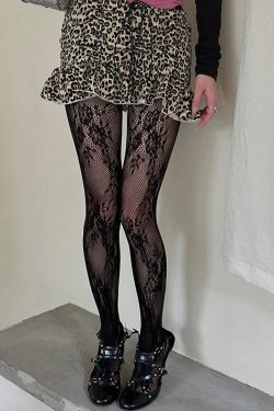 Floral Lace Sheer Tights