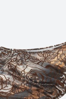 Floral One Shoulder Top