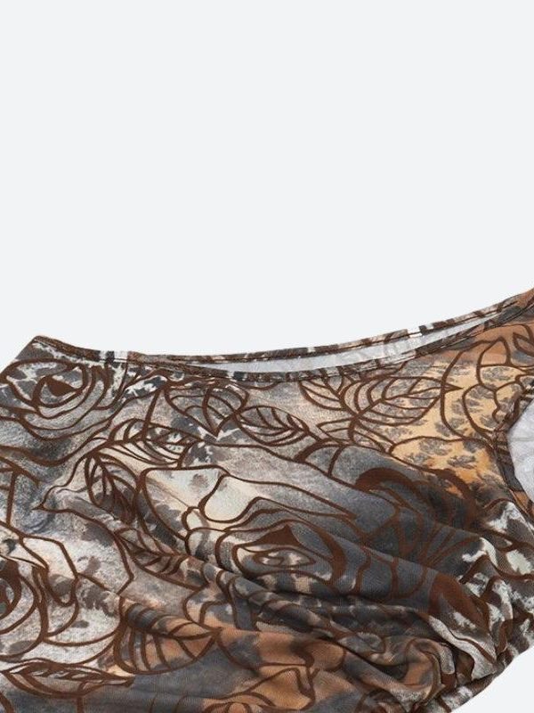 Floral One Shoulder Top