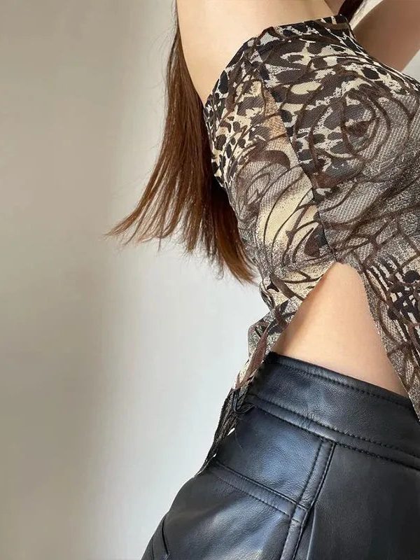 Floral One Shoulder Top