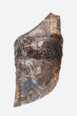 Floral One Shoulder Top