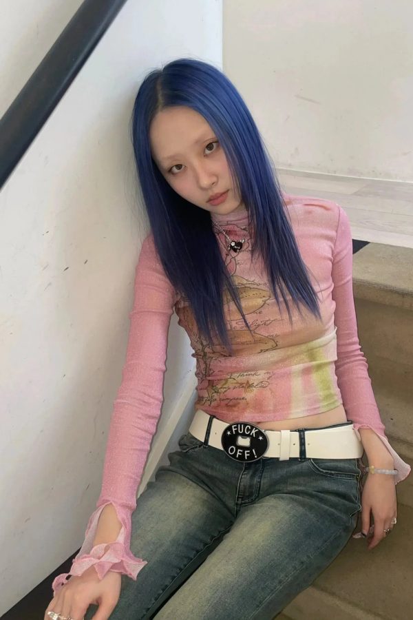 Floral Ruffled Cuffs Top