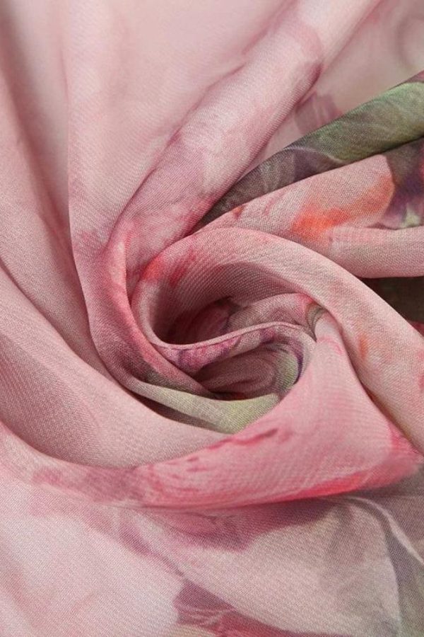 Floral Ruffled Mesh Mullet Skirt