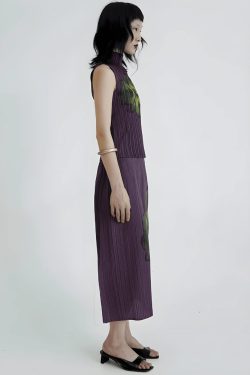 Floral Top & Midi Skirt Two Piece Set