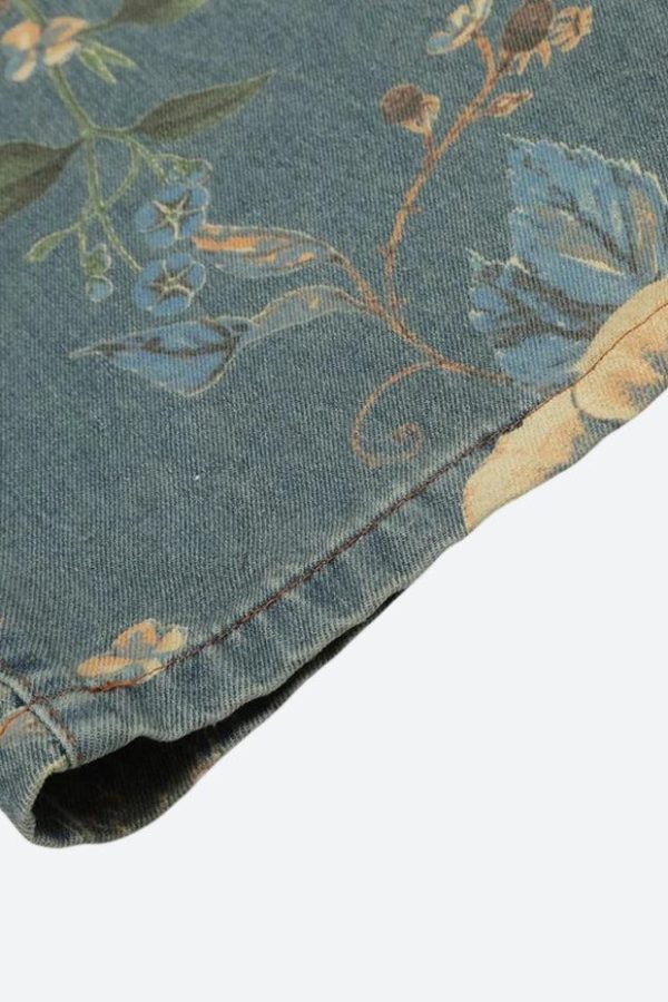 Floral Wide Leg Jeans