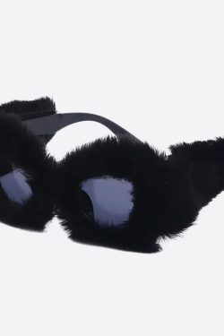 Fluffy Cat Eye Sunglasses