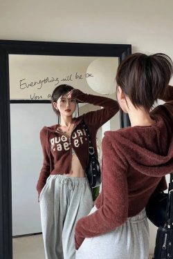 Fluffy Double Zip-Up Hoodie