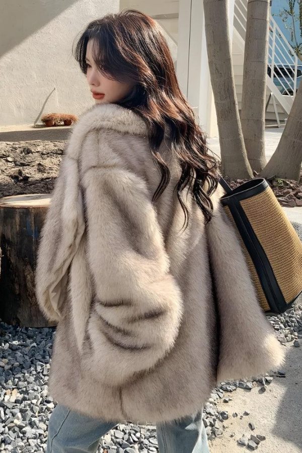 Fluffy Faux Fur Jacket