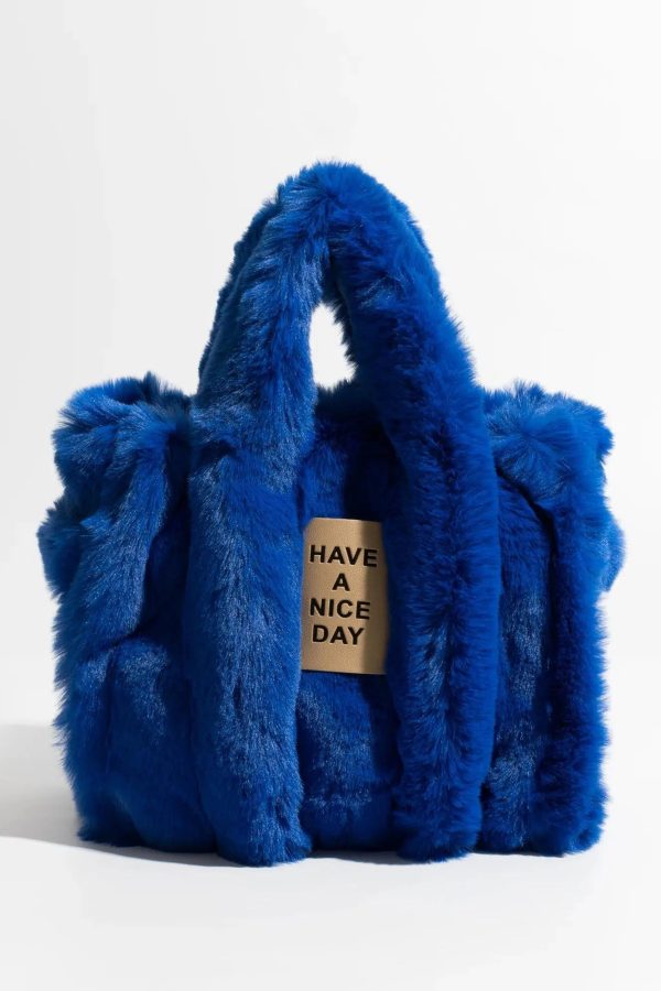 Fluffy Faux Fur Tote Bag