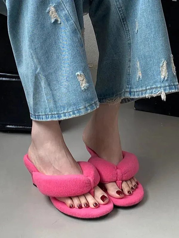 Fluffy Flip Flops