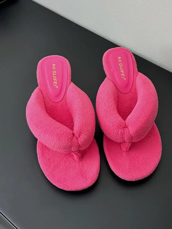 Fluffy Flip Flops