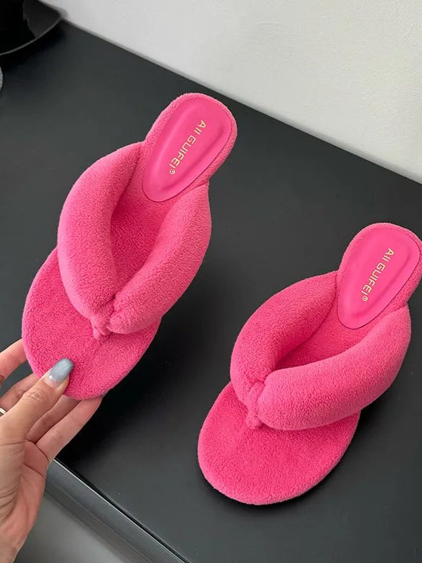Fluffy Flip Flops