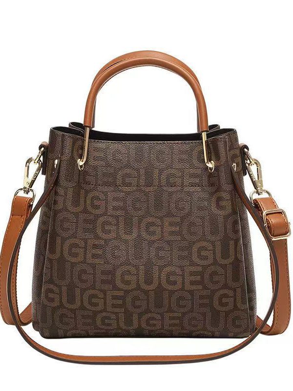 French 2025 New Cowhide Large Capacity Handbag