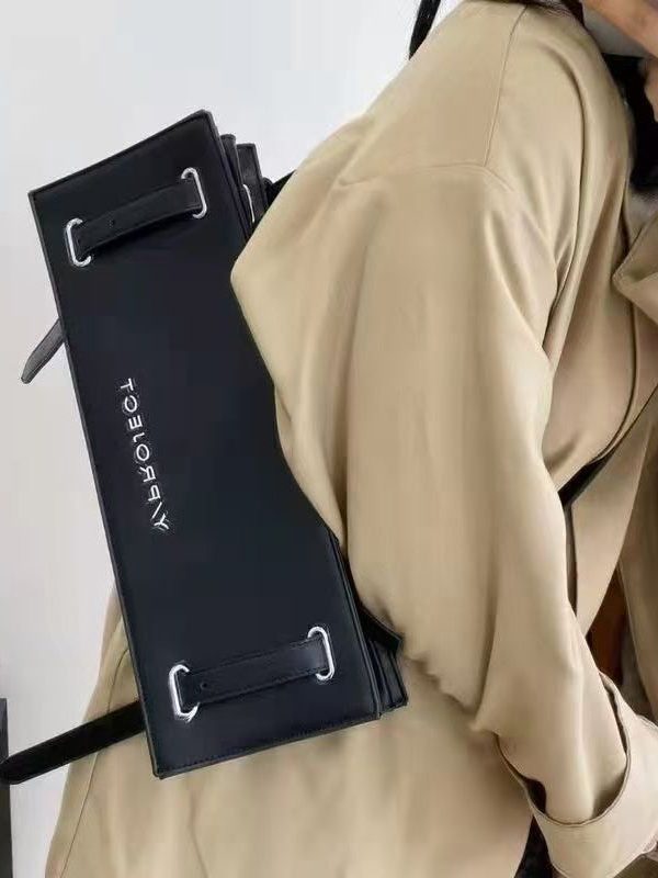 French Black Solid Durable Calf Leather Versatile Satchel Handbag