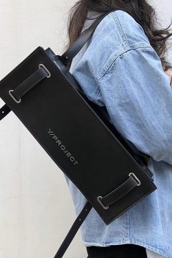 French Black Solid Durable Calf Leather Versatile Satchel Handbag