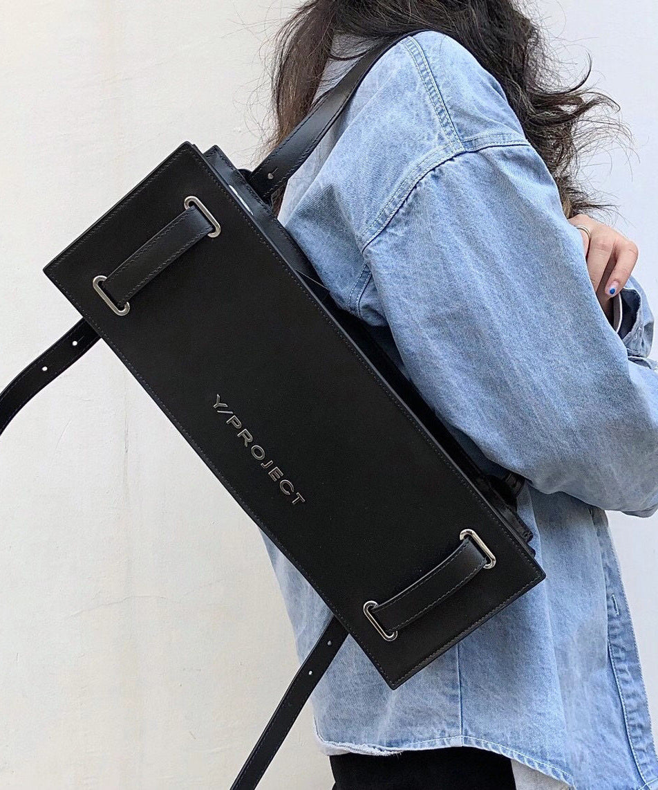 French Black Solid Durable Calf Leather Versatile Satchel Handbag French Black Solid Durable Calf Leather Versatile Satchel Handbag