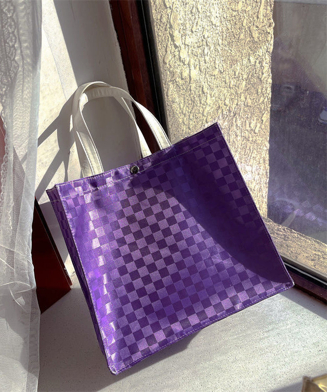 French Silver Gray Versatile Large Capacity Handbag French Silver Gray Versatile Large Capacity Handbag