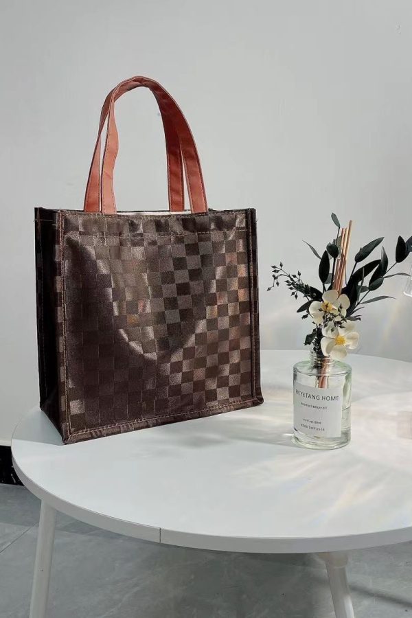 French Silver Gray Versatile Large Capacity Handbag