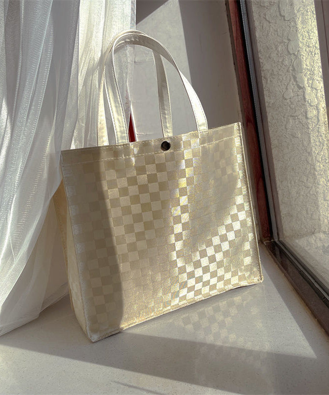 French Silver Gray Versatile Large Capacity Handbag French Silver Gray Versatile Large Capacity Handbag