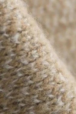 Fringe Patchwork Knitted Sweater