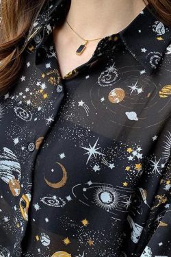 Galaxy Chiffon Shirt