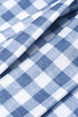 Gingham Bow Backless Top